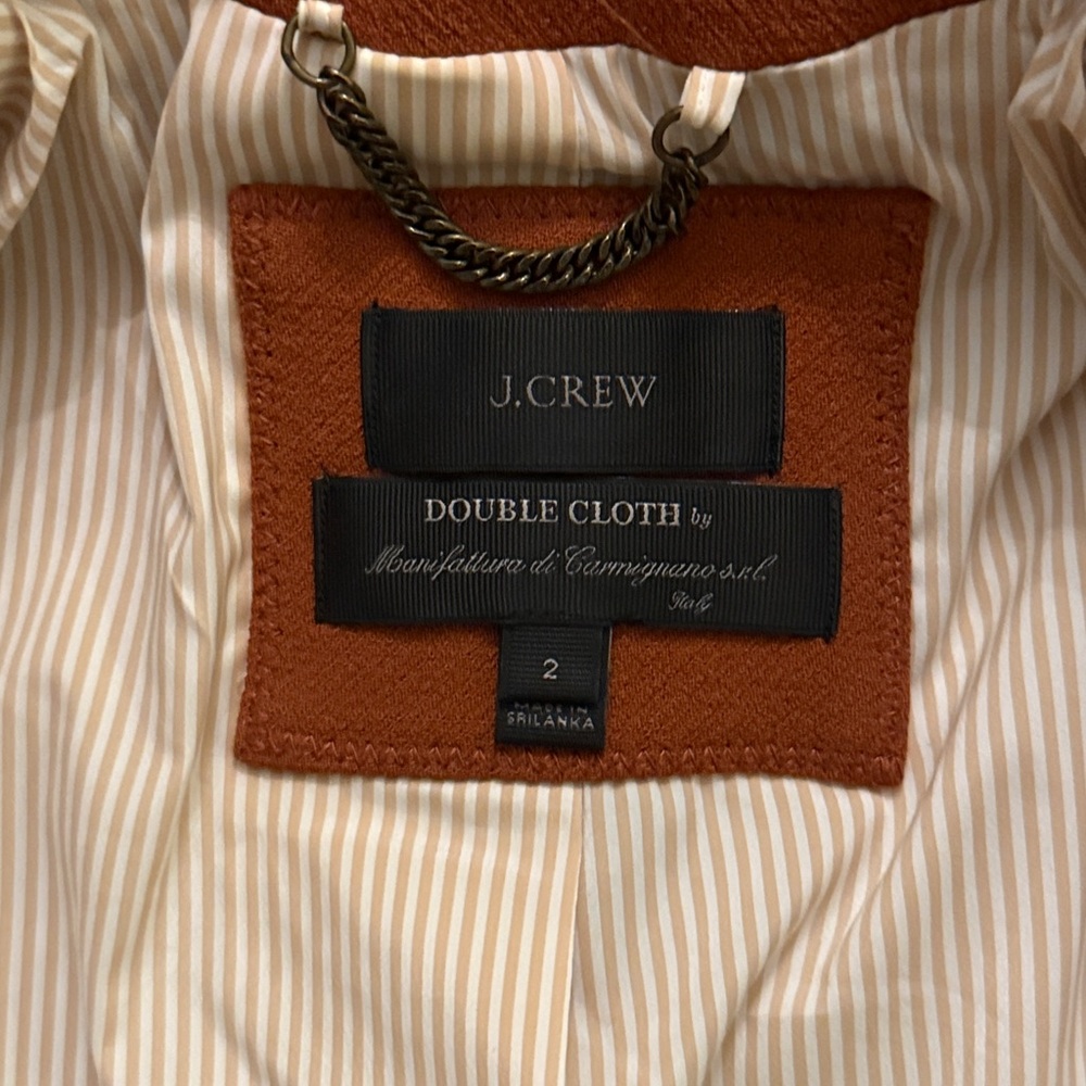 J. Crew Double Cloth double breasted pea coat - Picture 3 of 9